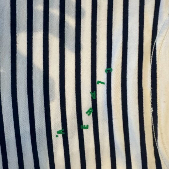 Clare V. Striped 3/4 sleeve Tee - Picture 3 of 6